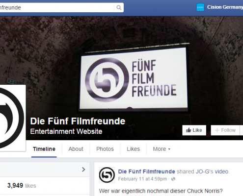 Die Top 10 deutschen Filmblogs auf Facebook