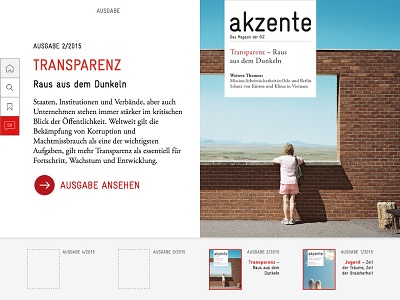 Magazin-App für akzente