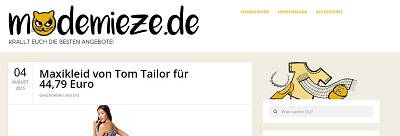 Macher von Clap gründen Angebotsportal Modemieze.de