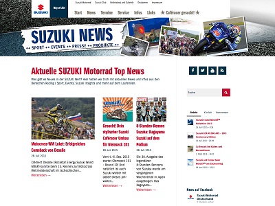 Suzuki International Europe startet Suzuki News