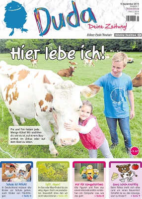 Neue Kinderzeitung Duda aus dem Medienhaus DuMont Rheinland