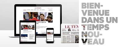 Relaunch der Print- und Online-Ausgabe der Le Temps