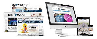 Design-Änderungen für WELT und WELT AM SONNTAG