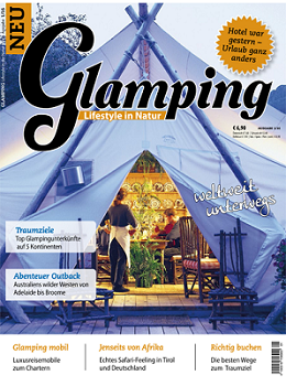 Glamping - Lifestyle in Natur kommt ans Kiosk