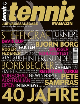 tennis MAGAZIN feiert 40-jähriges Jubiläum