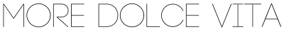 Blog Spotlight: MORE DOLCE VITA